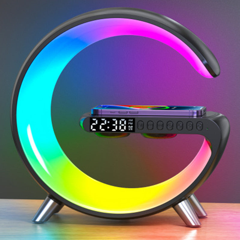 G Shape RGB Lamp With Wireless Charger & Bluetooth Speaker